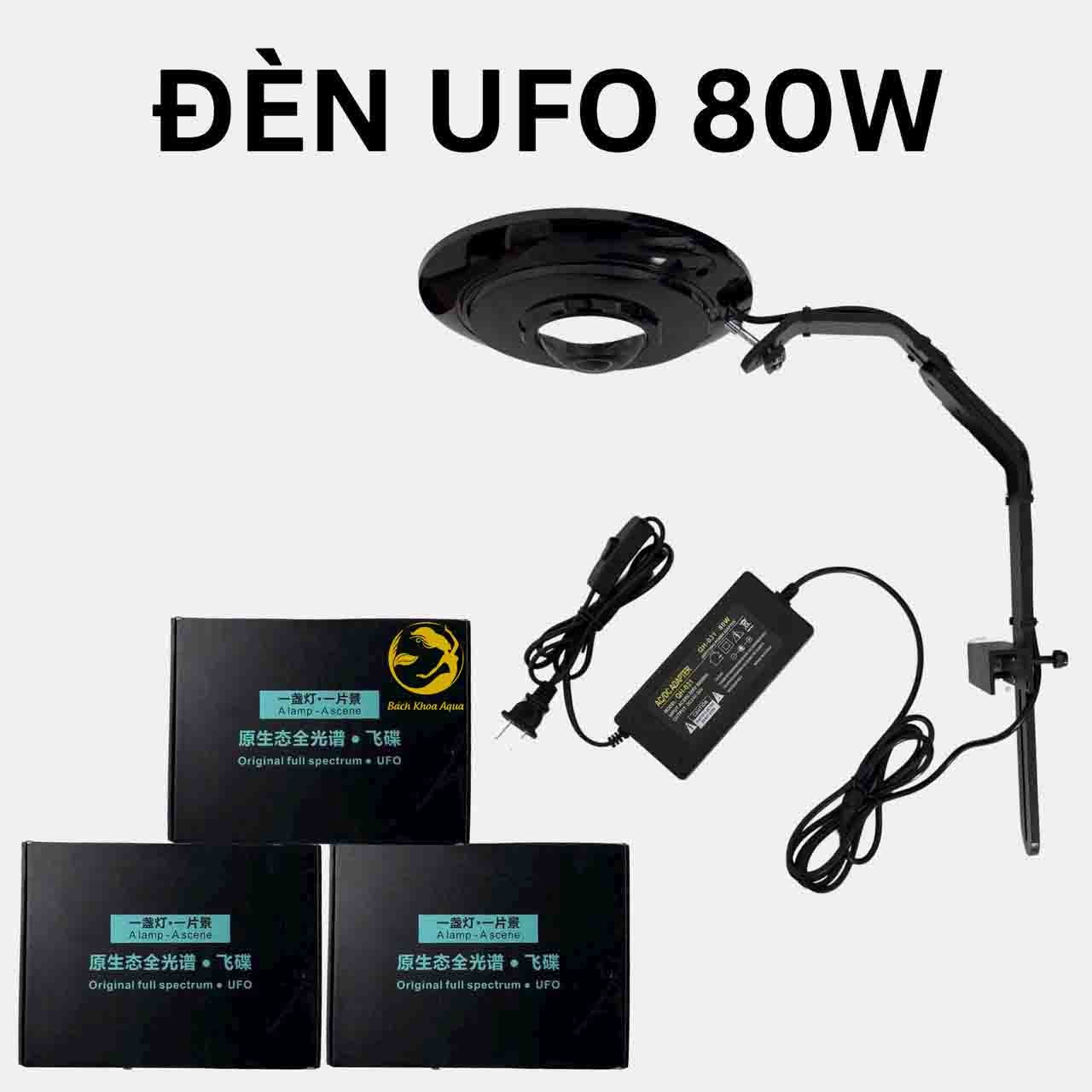 Đèn Led kẹp UFO 80w - Full chân ánh sáng kích màu siêu đẹp